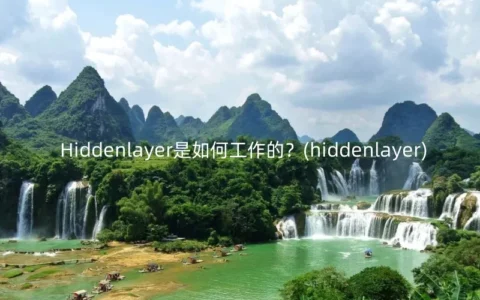 Hiddenlayer是如何工作的？(hiddenlayer)