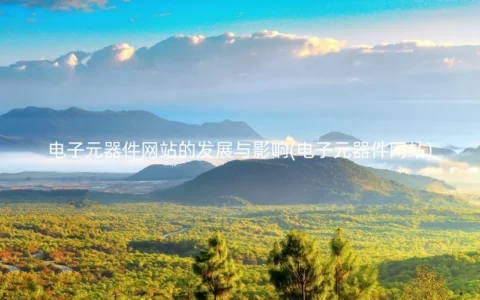 电子元器件网站的发展与影响(电子元器件网站)