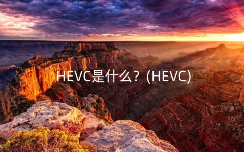 HEVC是什么？(HEVC)