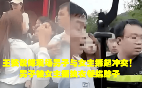 原创
            王婆说媒现场男子与女主播起冲突！男子被女主播拽衣领掐脖子