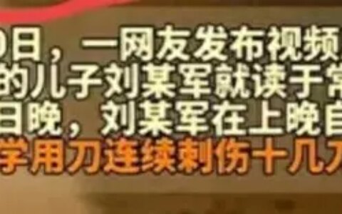 悲剧！儿子校内被刺成重伤，爸爸因医疗费跳江，校方：不清楚这事-儿子刺伤父亲