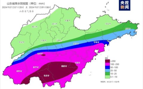 山东升级发布暴雨红色预警，局地有特大暴雨-山东暴雨受灾地区