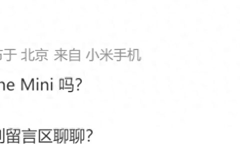 小米要做真小屏旗舰？雷军深夜提问，还有人在用iPhone Mini吗？-小米有没有小屏旗舰